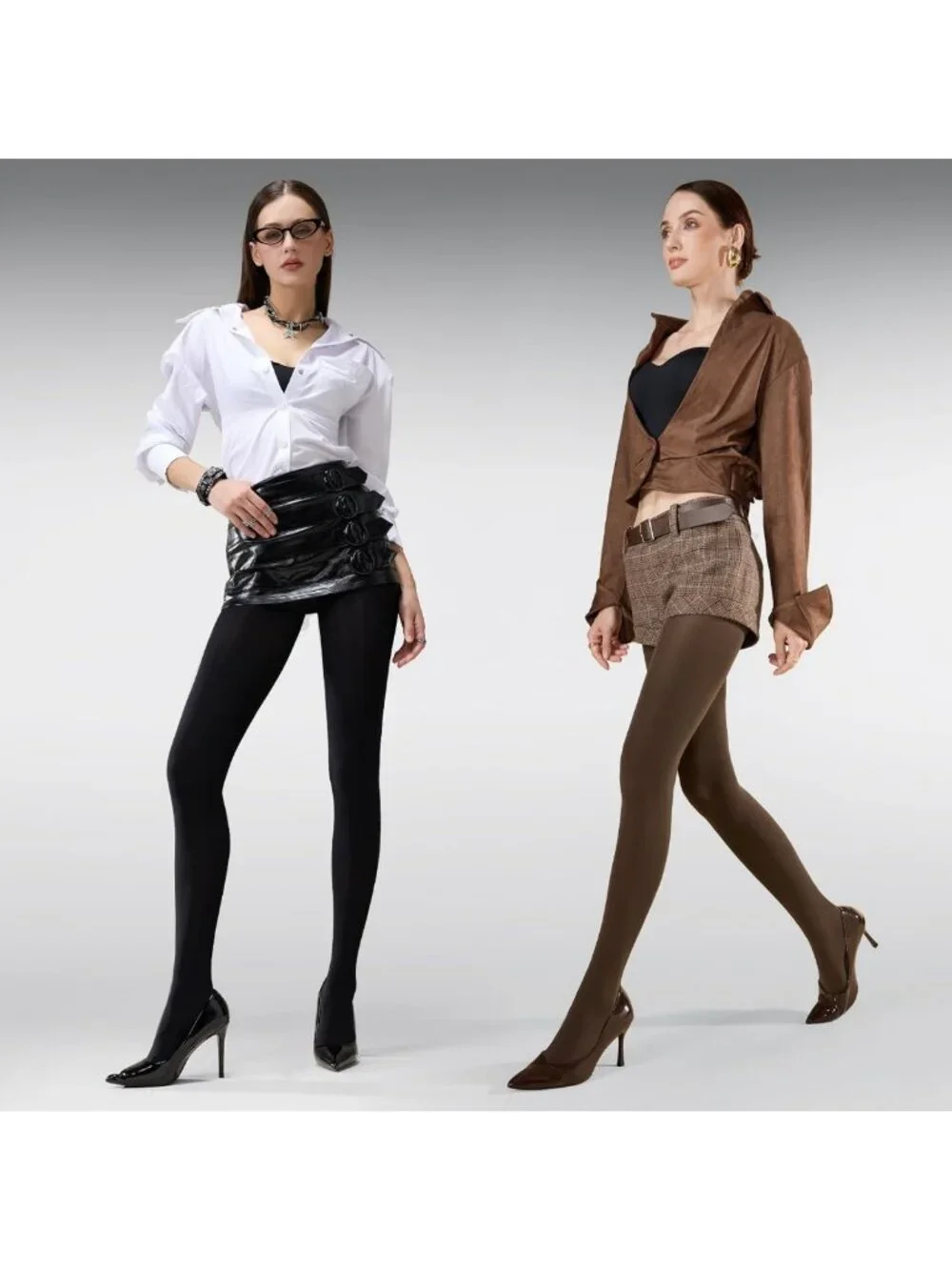 Opaque Control Top Tights - 2-6 Pairs Comfort Stretch 70 Denier Pantyhose